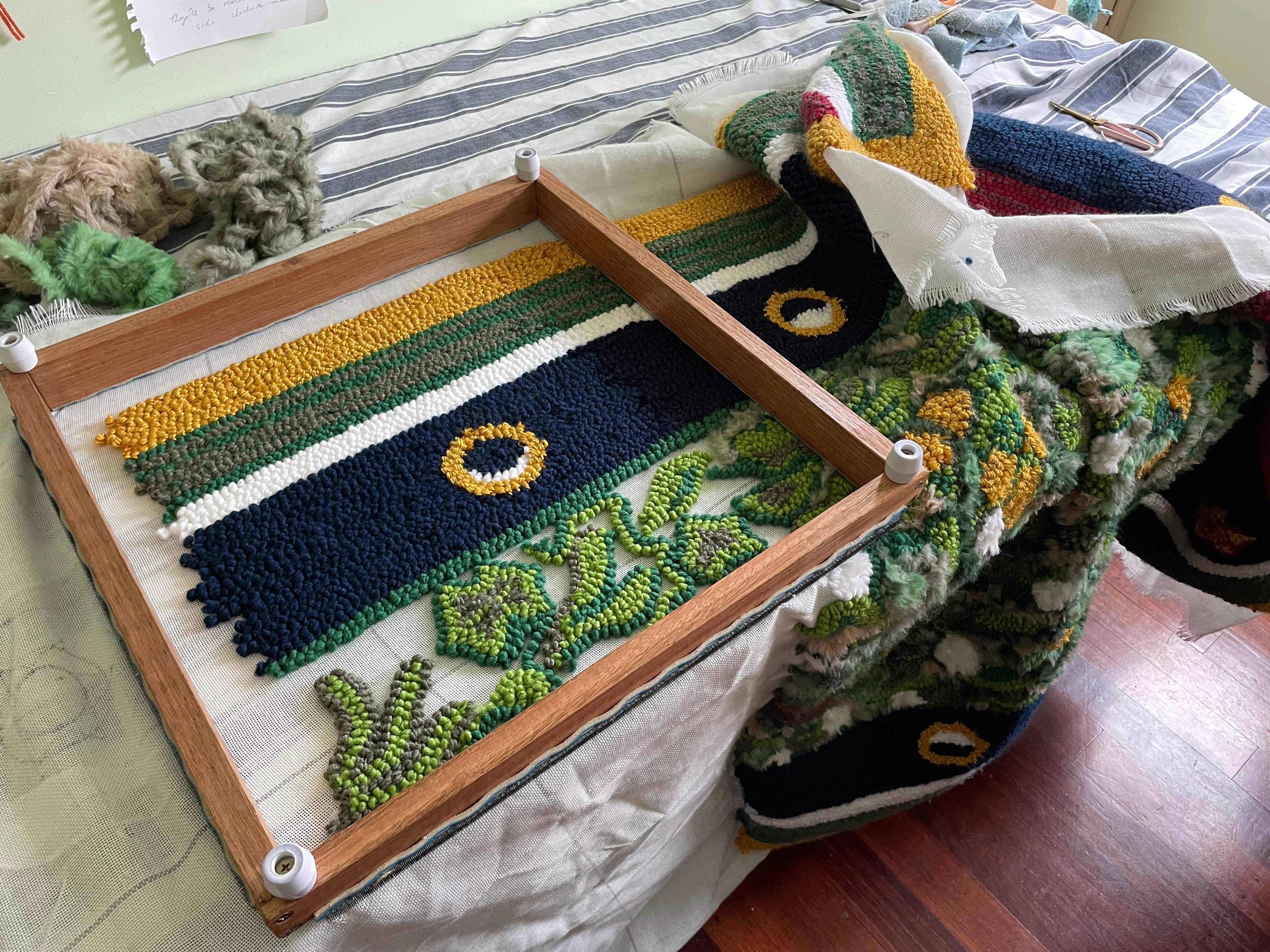 Magic carpet in progress